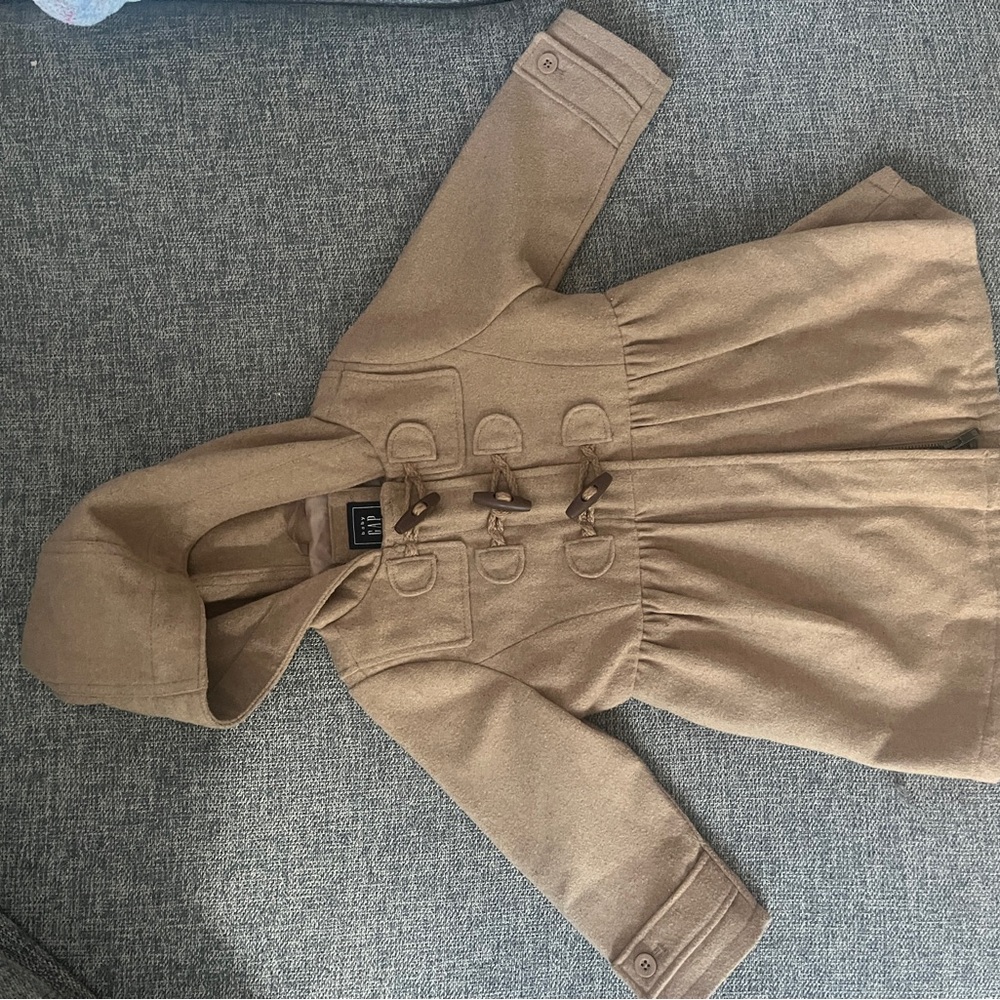 GAP Tan 3T-4T Hooded Coat